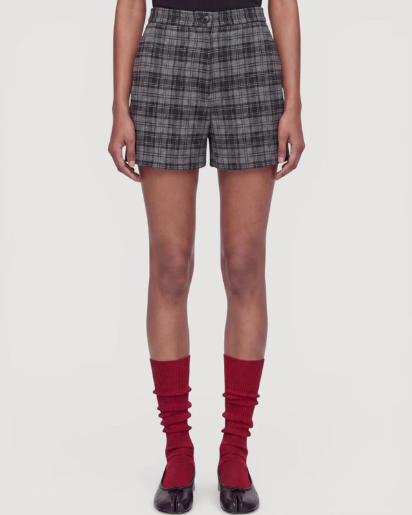 EDITED Shorts Hayden Wool Shorts Grey Check