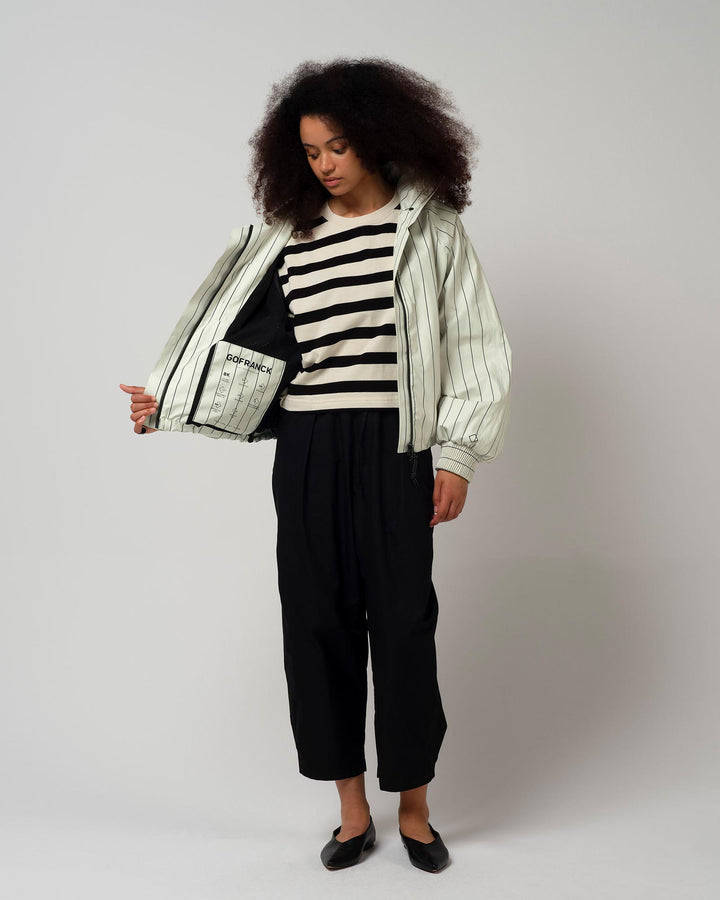 Haze Pinstripes Bone White