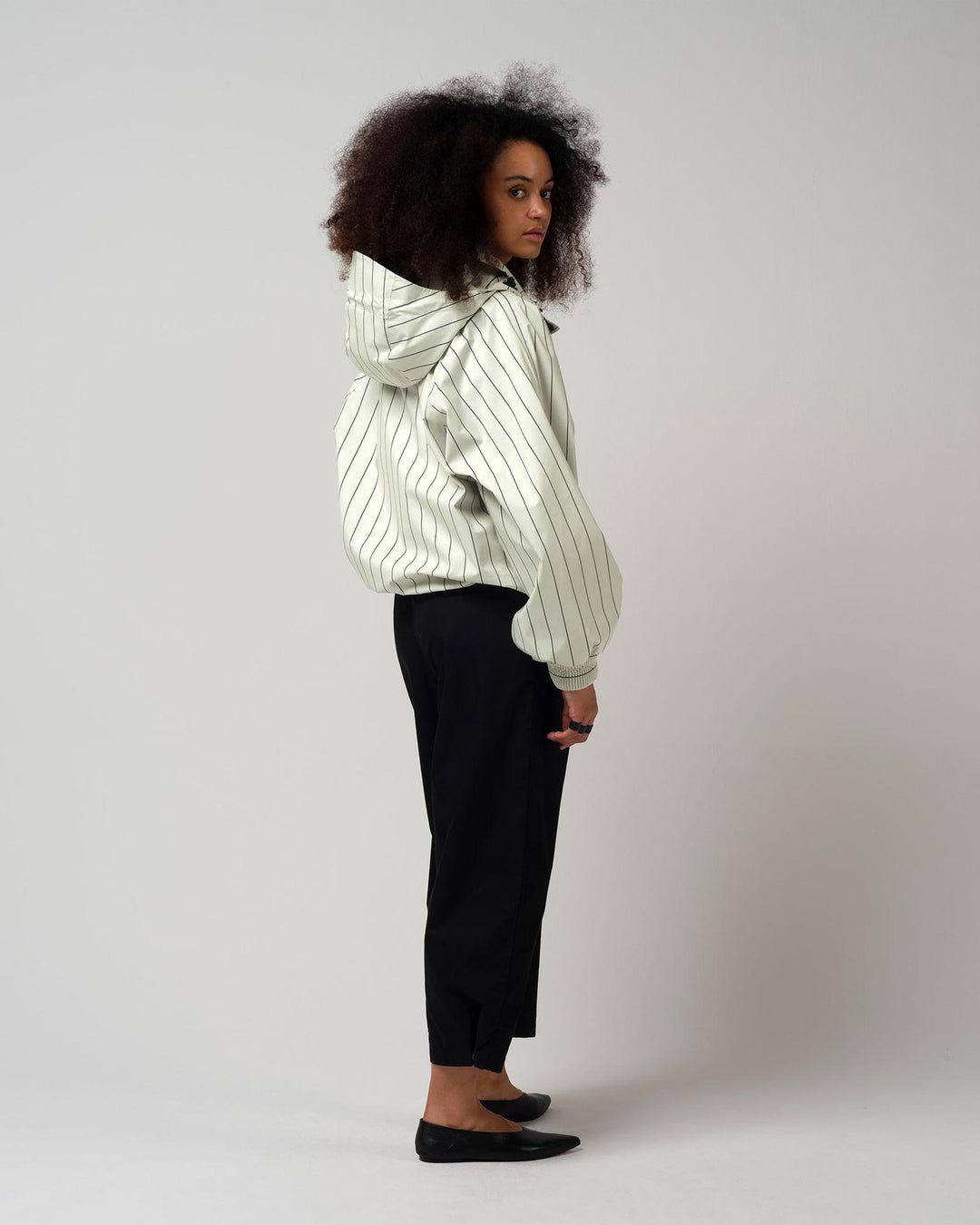 Haze Pinstripes Bone White