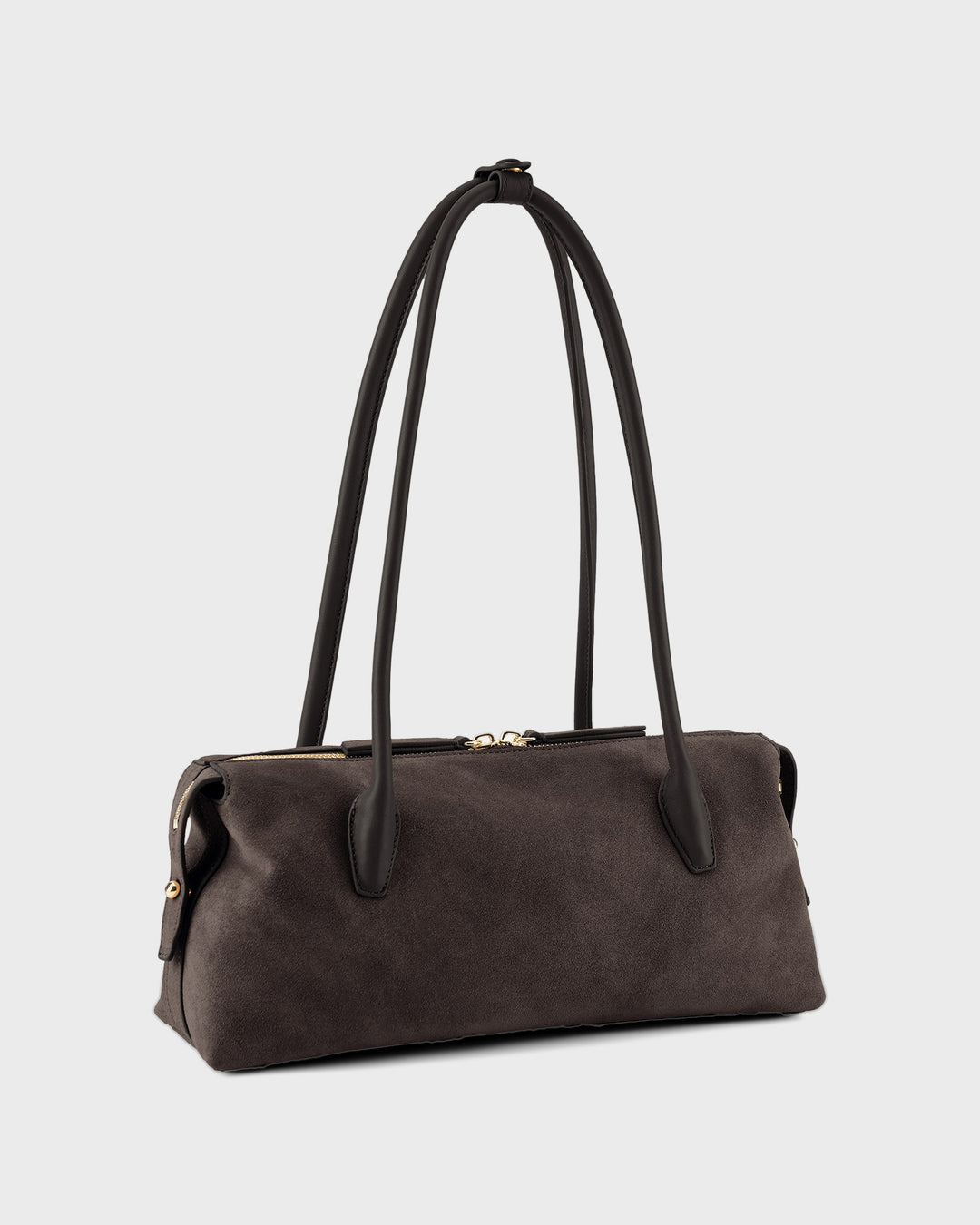 Les Visionnaires Handtasche Hazel Baguette Cozy Scarf Dark Brown – Bild 2