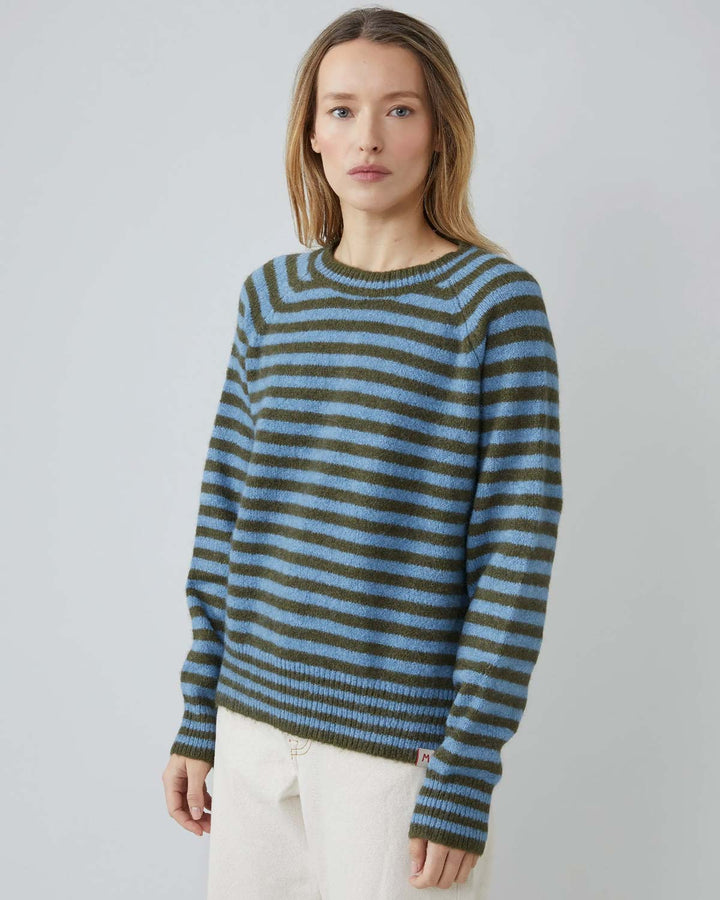 Helena Sweater N°214 Stripes Hunter Green
