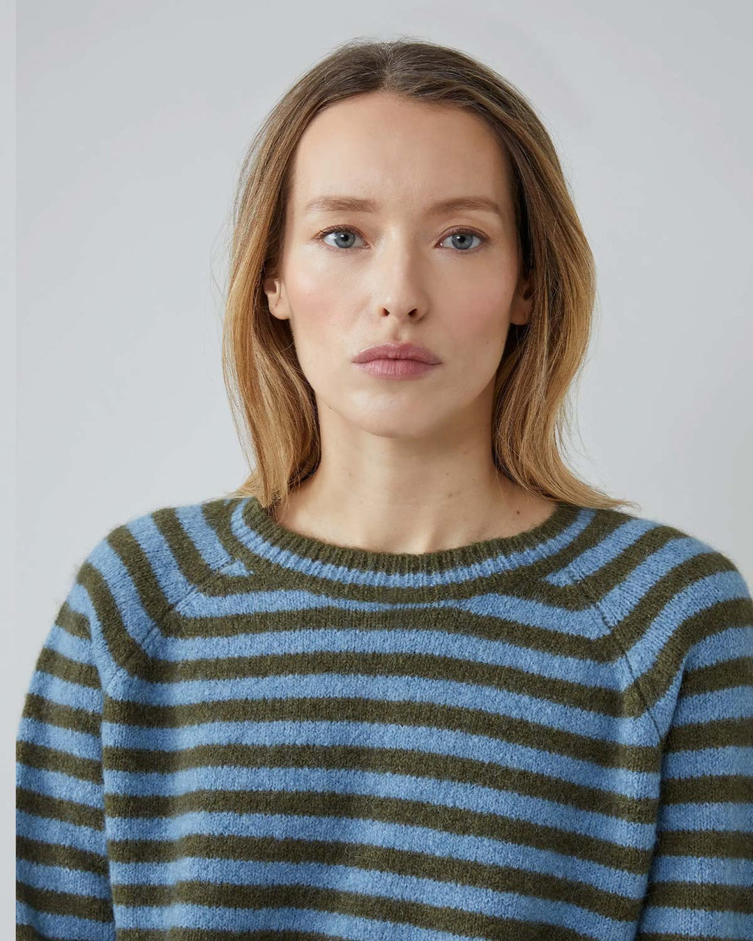 Helena Sweater N°214 Stripes Hunter Green