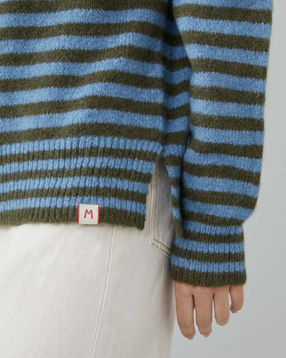 Helena Sweater N°214 Stripes Hunter Green