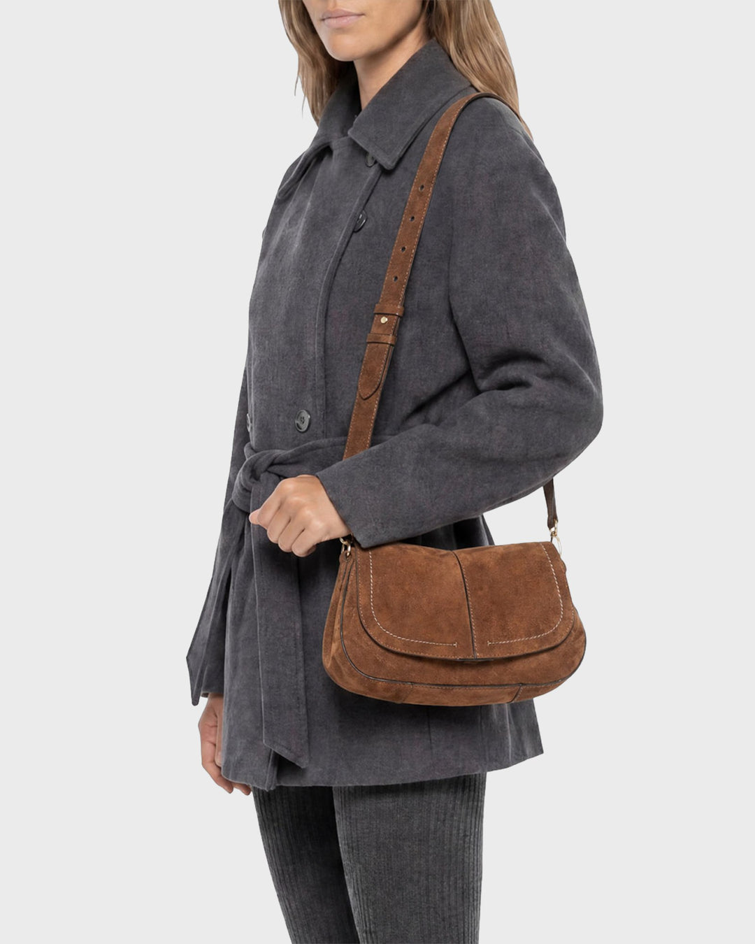Gianni Chiarini Handtasche Helena Round Cognac – Bild 4