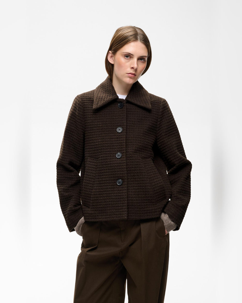 InWear Jacke Hendrixiw Short Jacket Chocolate Brown – Bild 6