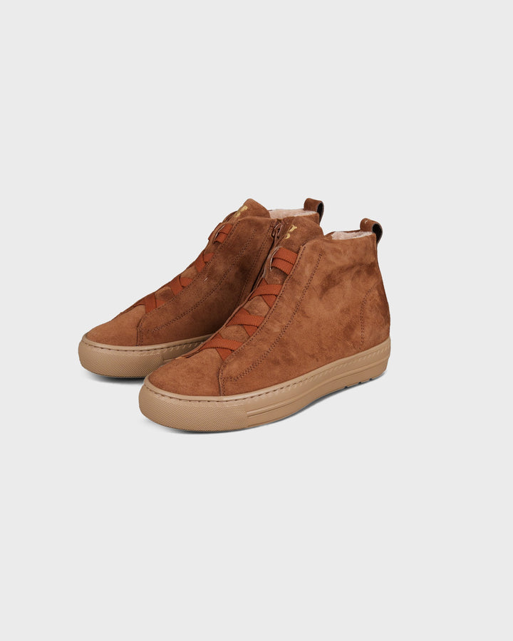 Hightop Sneaker Beige Suede/Nappa Antelop