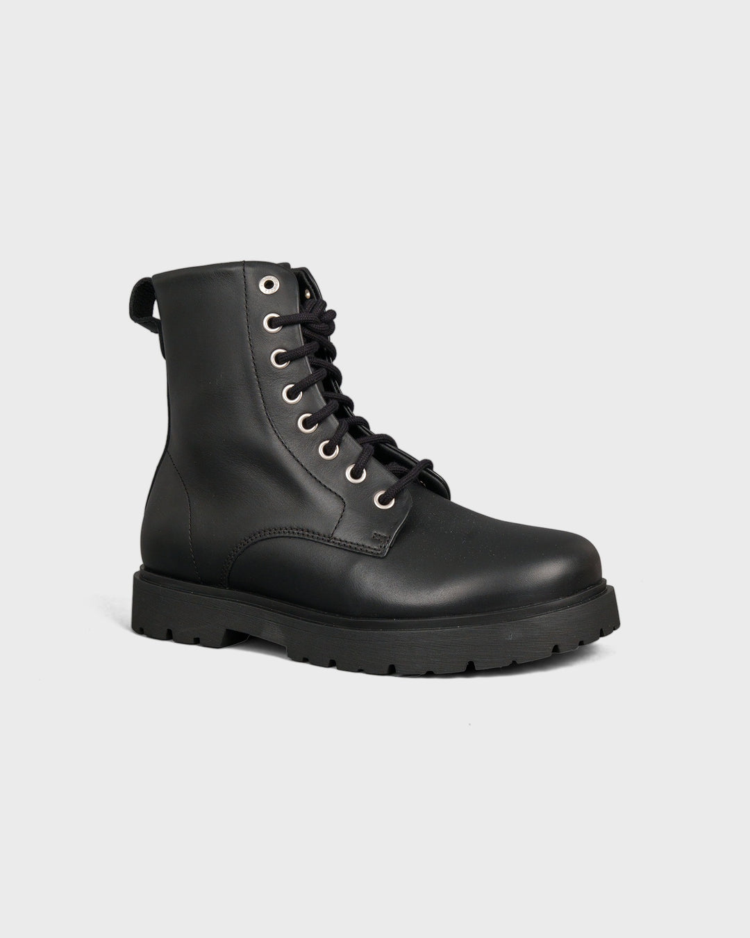 Birkenstock Schuhe Highwood Mid Lace Natural Leather Black – Bild 5