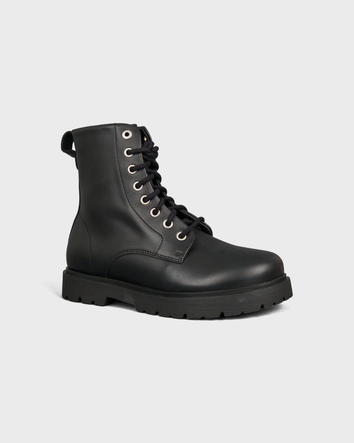 Birkenstock Schuhe Highwood Mid Lace Natural Leather Black – Bild 5