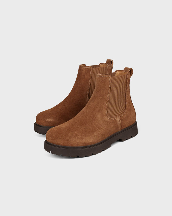 Birkenstock Schuhe Highwood Slip on Mid Suede Leather Dark Tea – Bild 3
