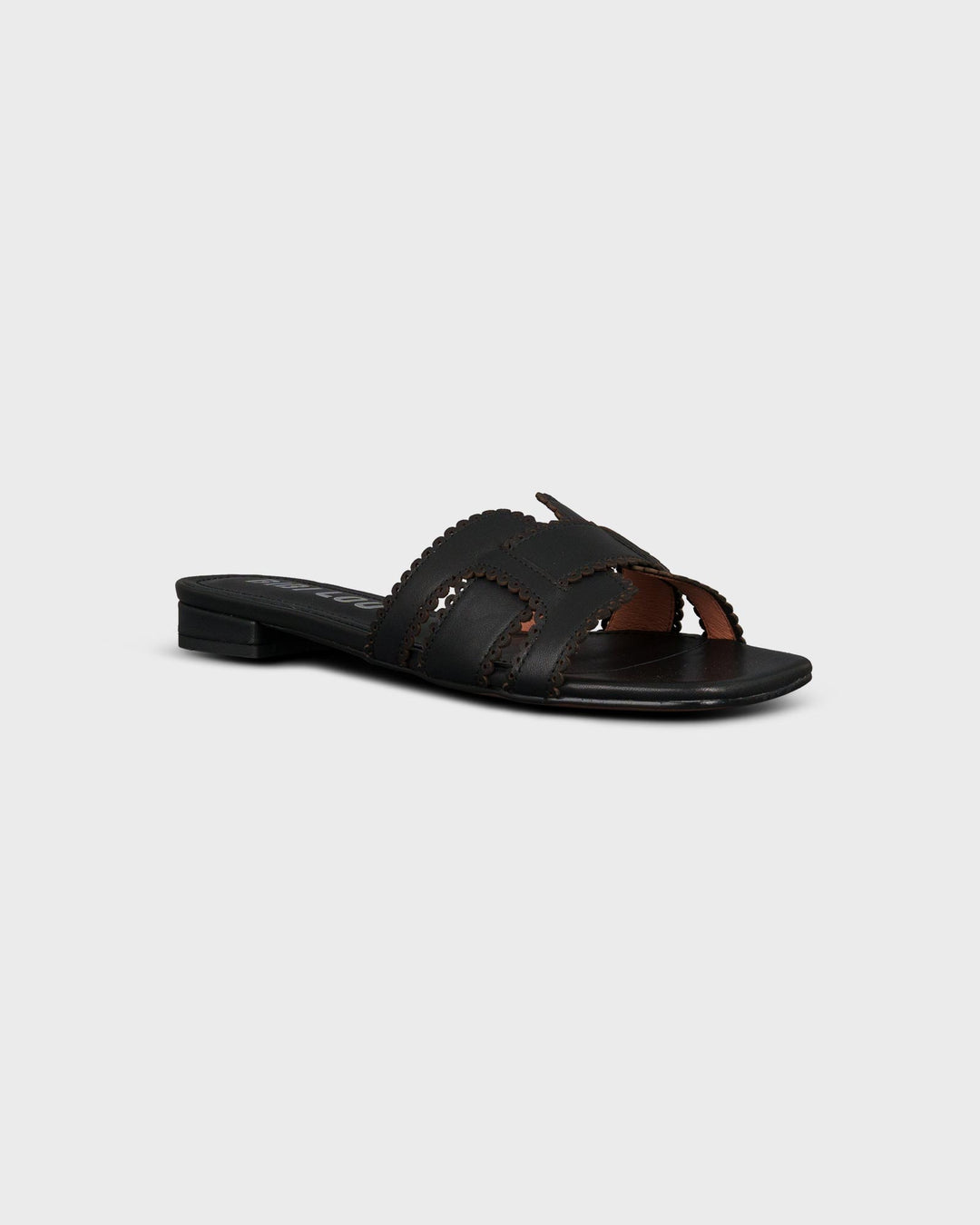 Holly Flat Sandal Black