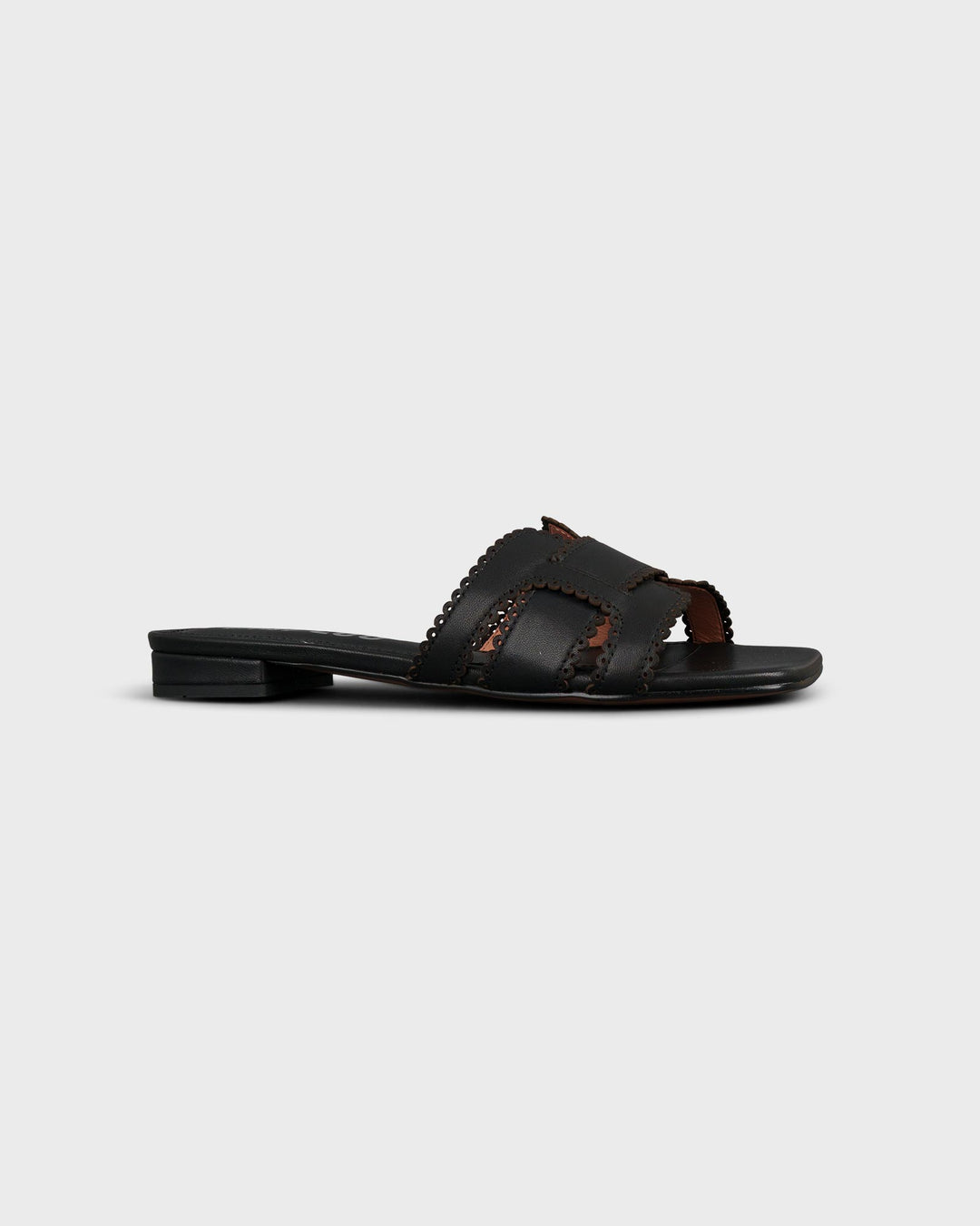 Holly Flat Sandal Black