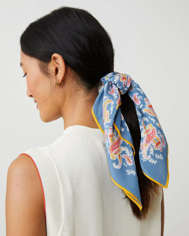 Hummingbird Scarf No. 763 Indigo