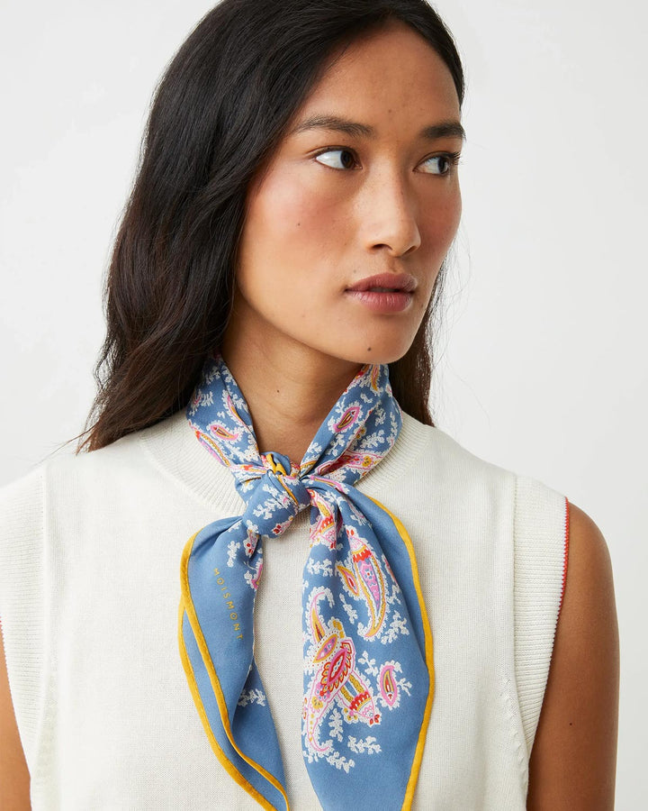 Hummingbird Scarf No. 763 Indigo