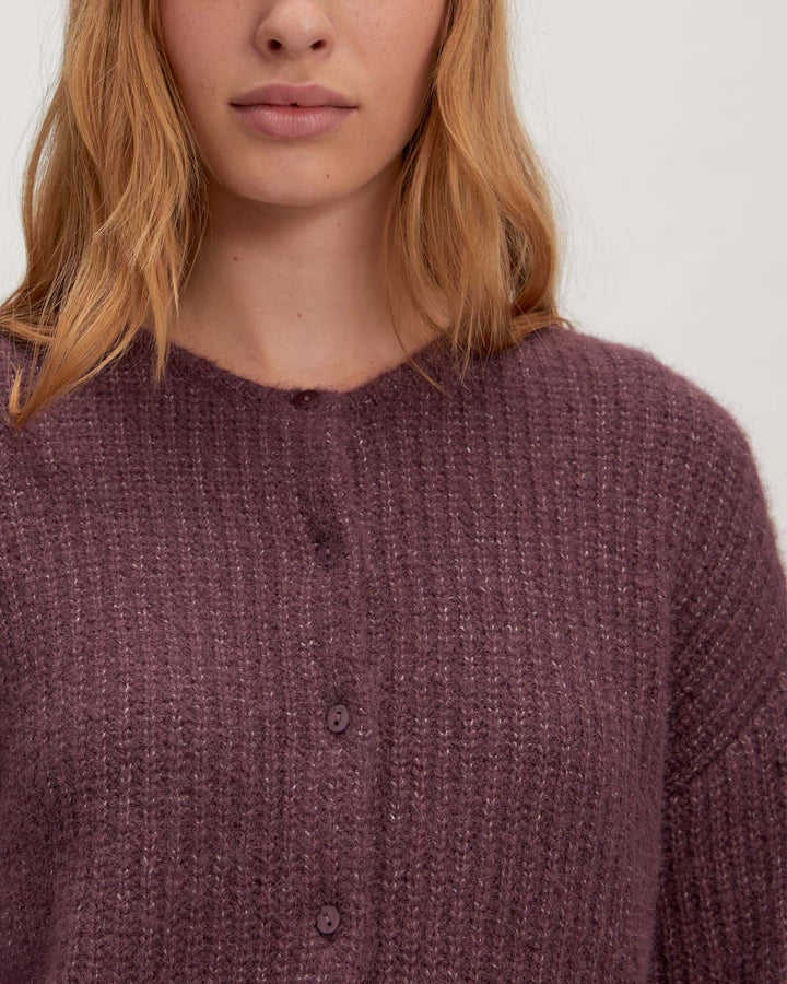 Iliana Cardigan Huckleberry