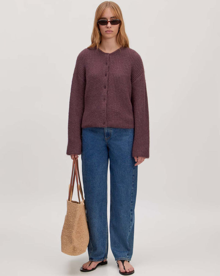 Iliana Cardigan Huckleberry