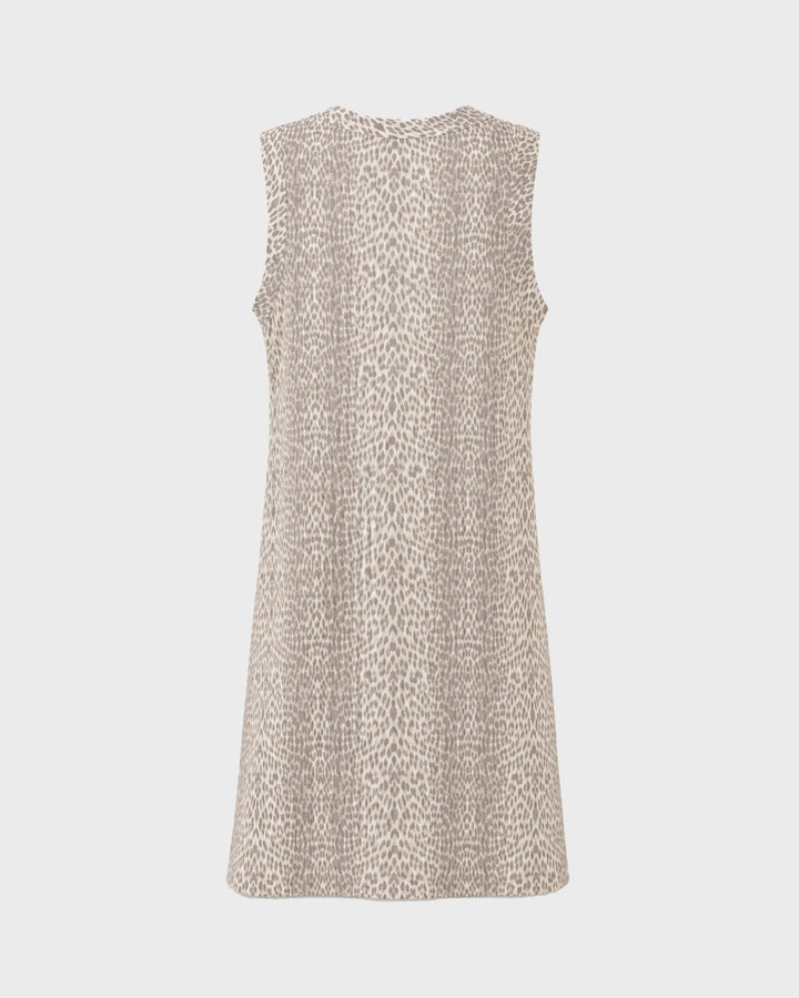 Isi A-Line Dress Micro Leo Beige