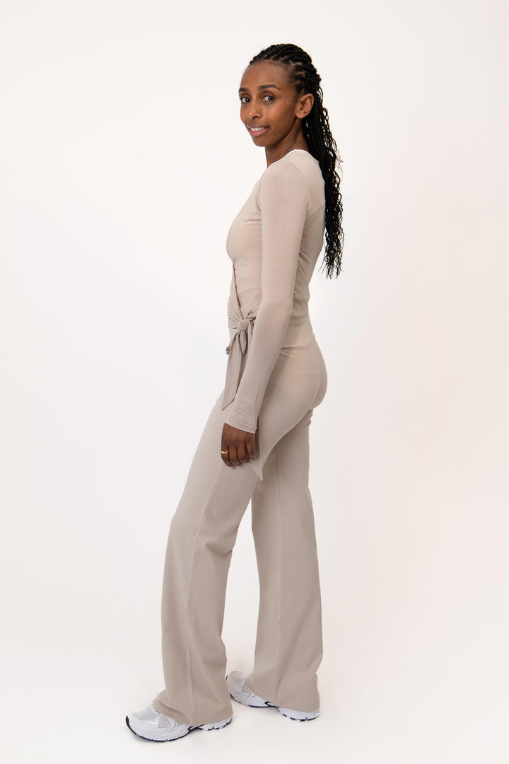 Jasmin Flared Leggings Taupe