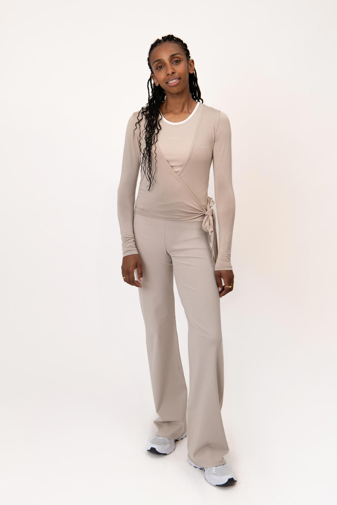 Jasmin Flared Leggings Taupe