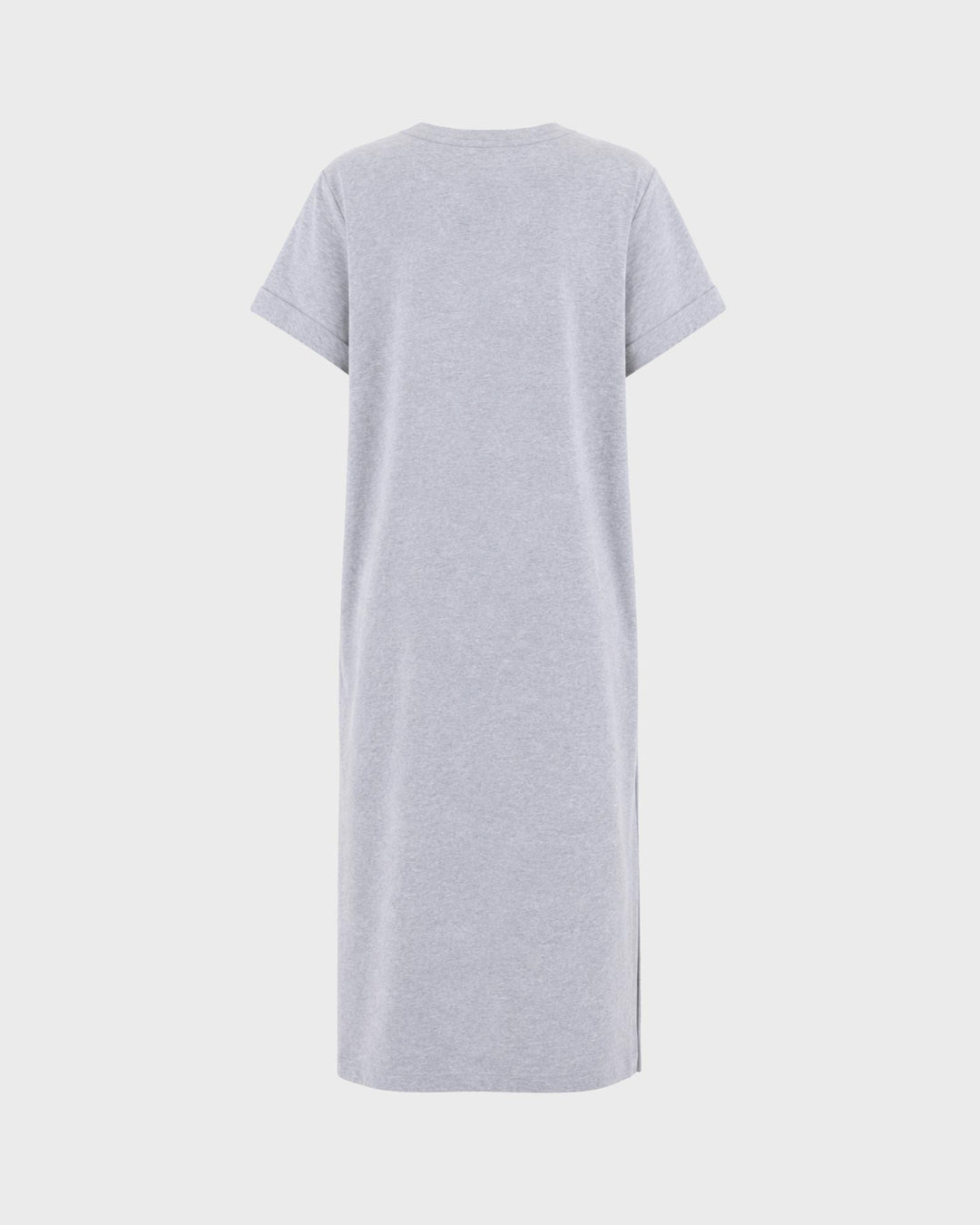 Juli Maxi T-Shirt Dress Grey Melange