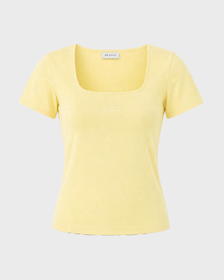 Kalina Slim Fit T-Shirt Butter Yellow