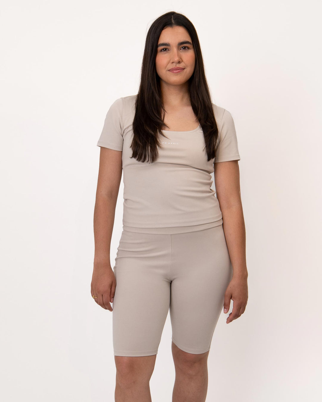 Kalina Slim Fit T-Shirt Taupe