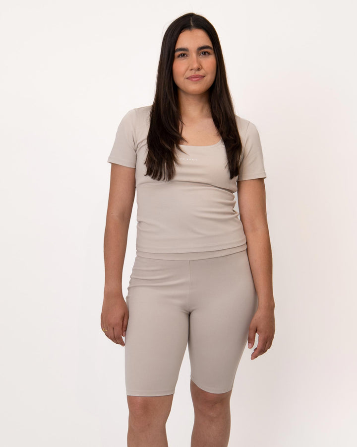 Kalina Slim Fit T-Shirt Taupe