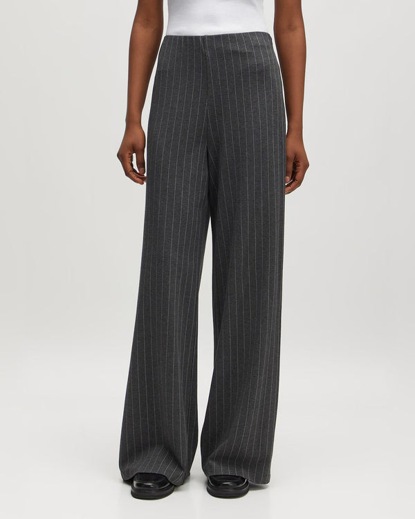 EDITED Hose Kalinda Pants Grey Pinstripe
