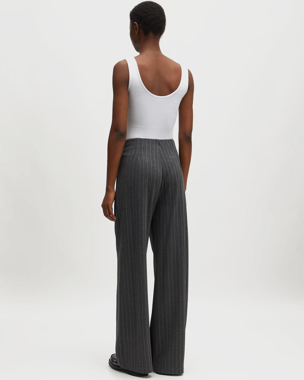 EDITED Hose Kalinda Pants Grey Pinstripe – Bild 2