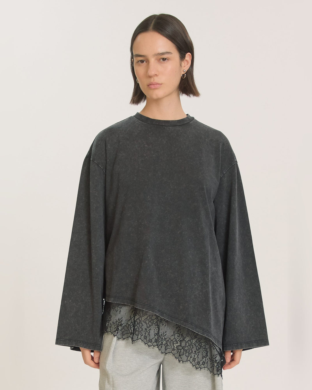 EDITED Longsleeve Kimber Longsleeve Black Acid Wash – Bild 2