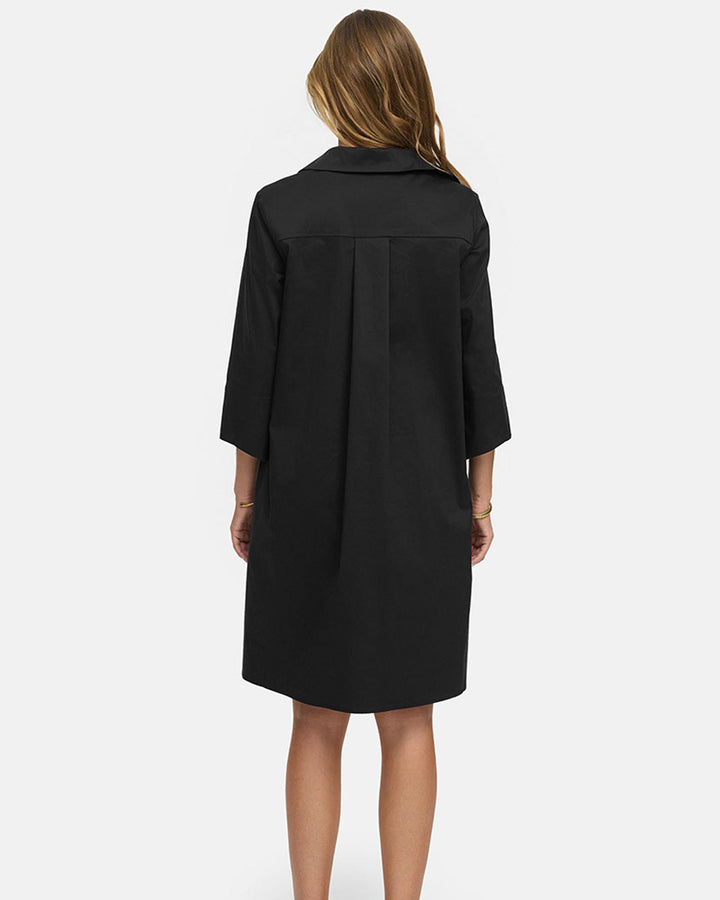 Kleid in Cotton Stretch Black