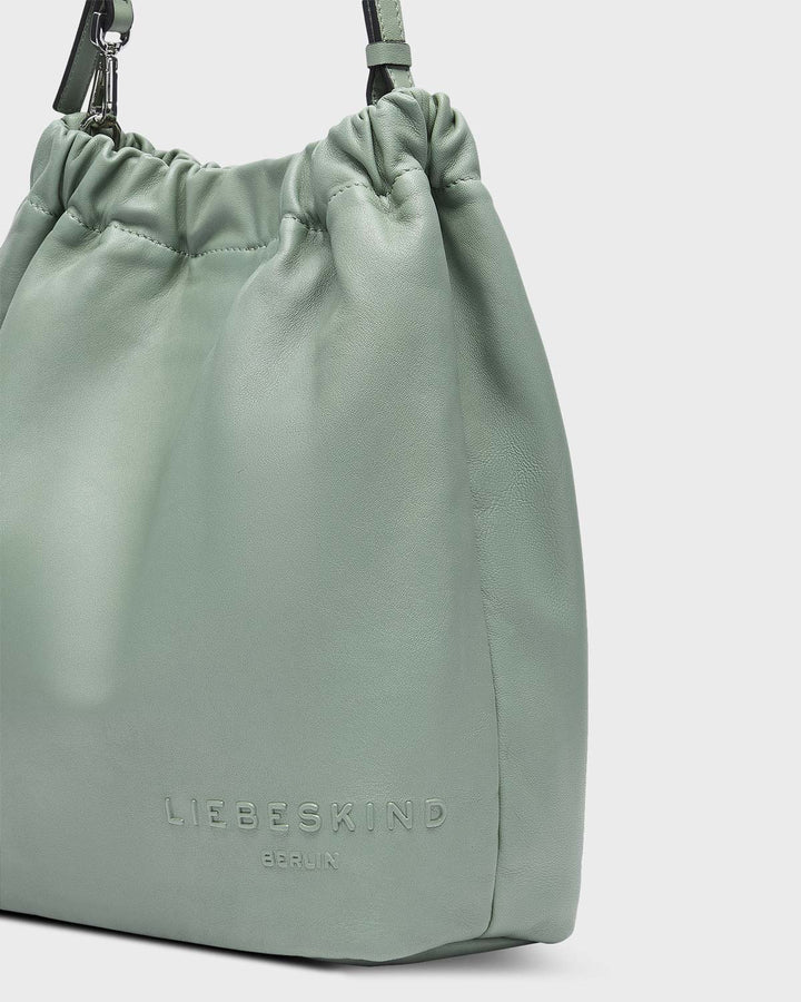 Ruffle Hobo M Forest Green