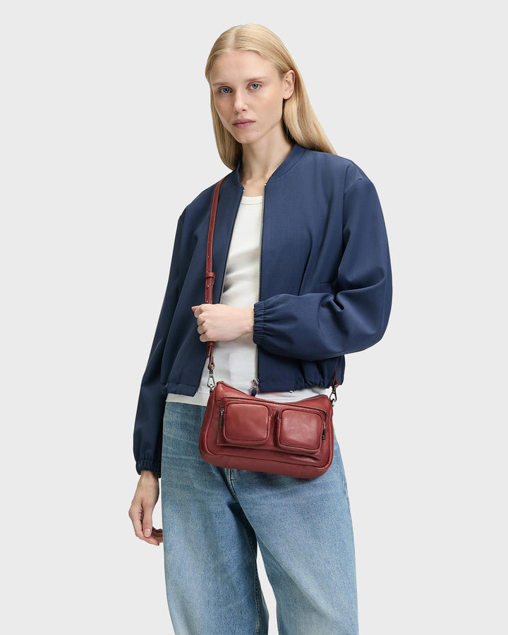 Maia Sheep Neutral Hobo S True Red