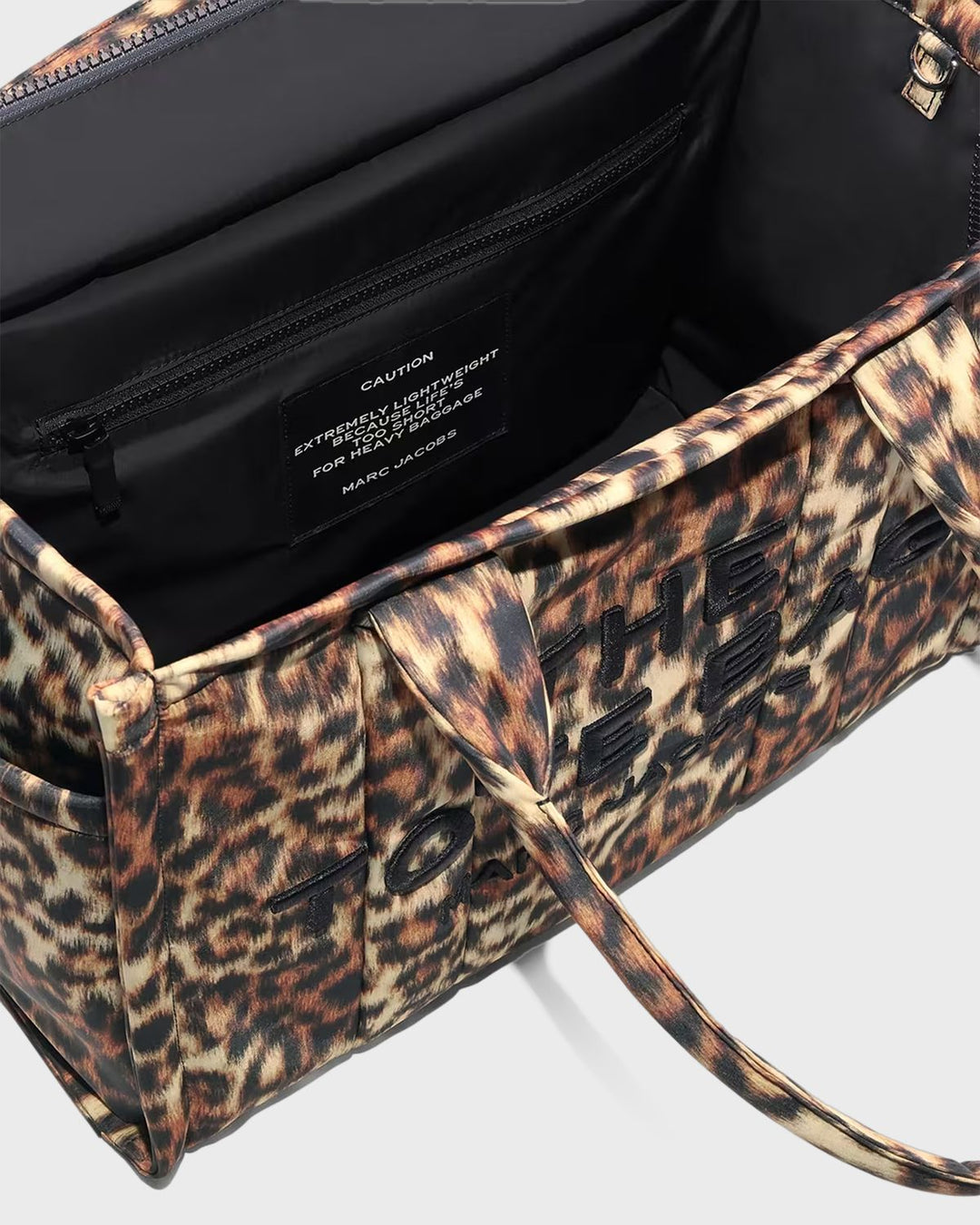 Marc Jacobs Handtasche Large Tote Bag in Leopard Puffy Nylon – Bild 4