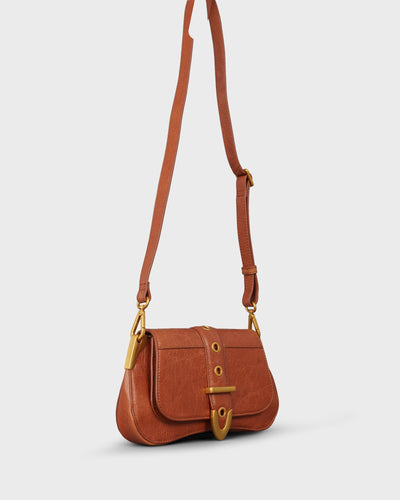 Les Visionnaires Tasche Luna Rivets Cognac myMEID