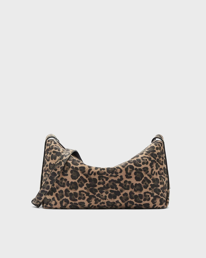 Elvira Leo Suede Crossbody M Leo