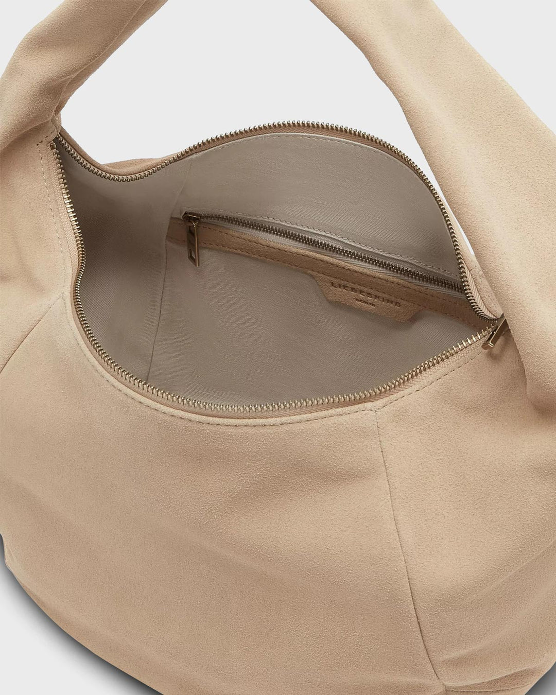 Farrah Suede Hobo M Beige