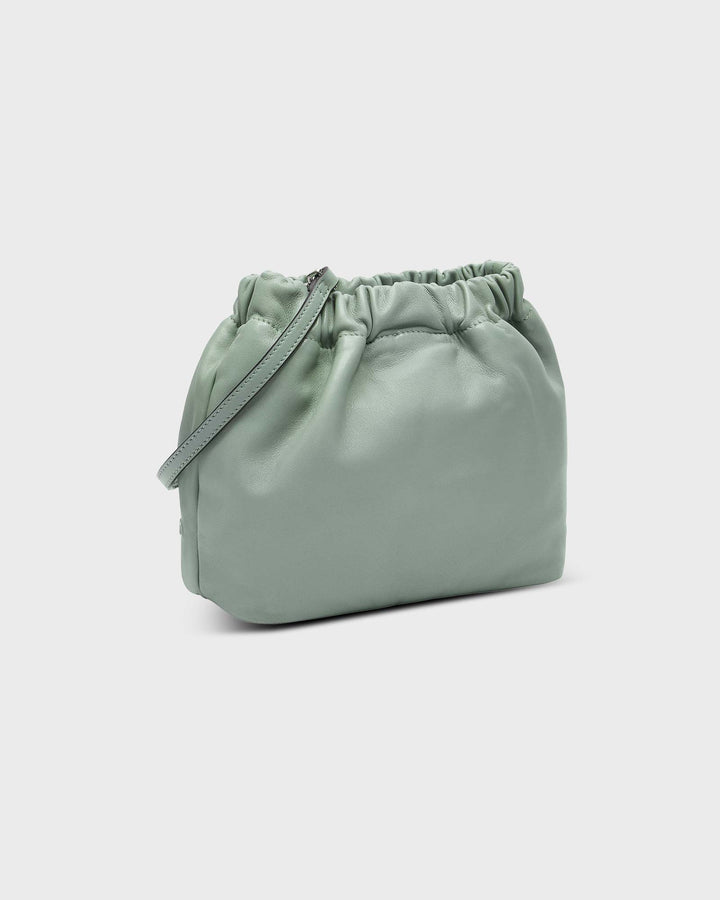 Ruffle Hobo S Forest Green