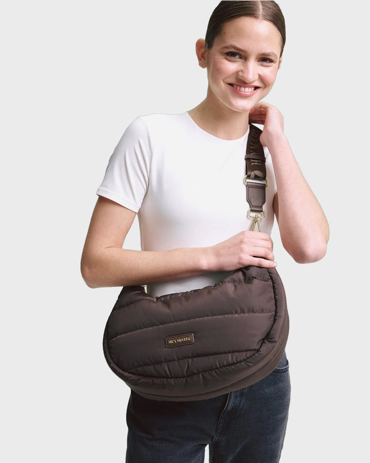 HEY MARLY Handtasche Lifetime Buddy M Coffee – Bild 5