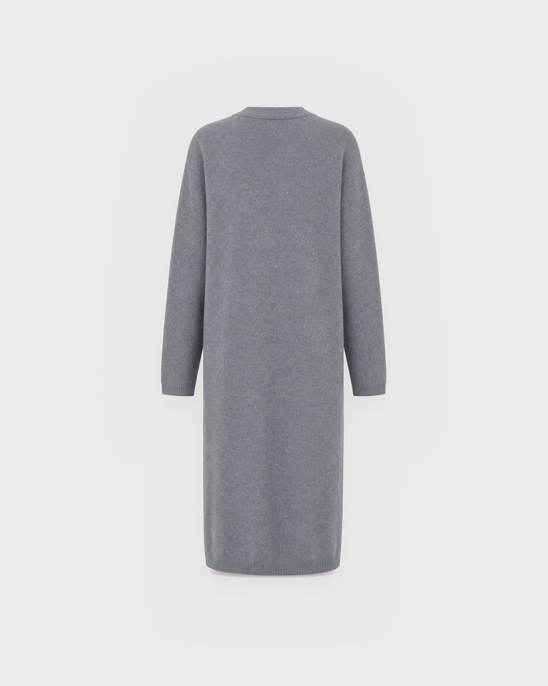 OH APRIL Cardigan Linnea Long Knit Cardigan Grey Melange – Bild 2