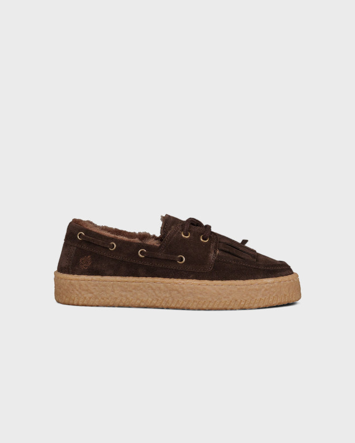 APPLE OF EDEN Schuhe Lis 87 Suede Leather Testa Di Moro