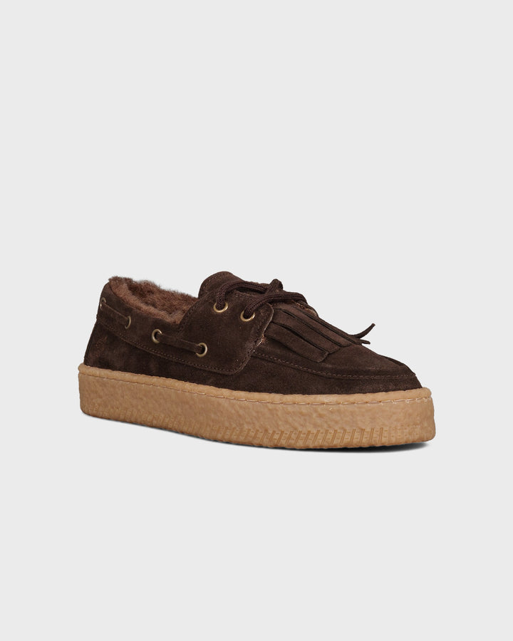 APPLE OF EDEN Schuhe Lis 87 Suede Leather Testa Di Moro – Bild 2