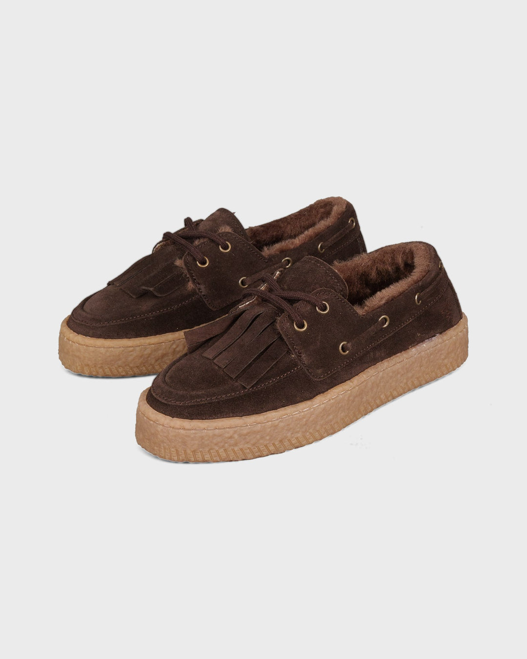 APPLE OF EDEN Schuhe Lis 87 Suede Leather Testa Di Moro – Bild 3