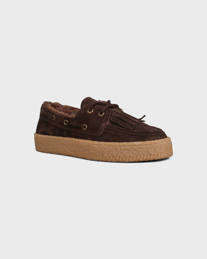 APPLE OF EDEN Schuhe Lis 87 Suede Leather Testa Di Moro – Bild 4