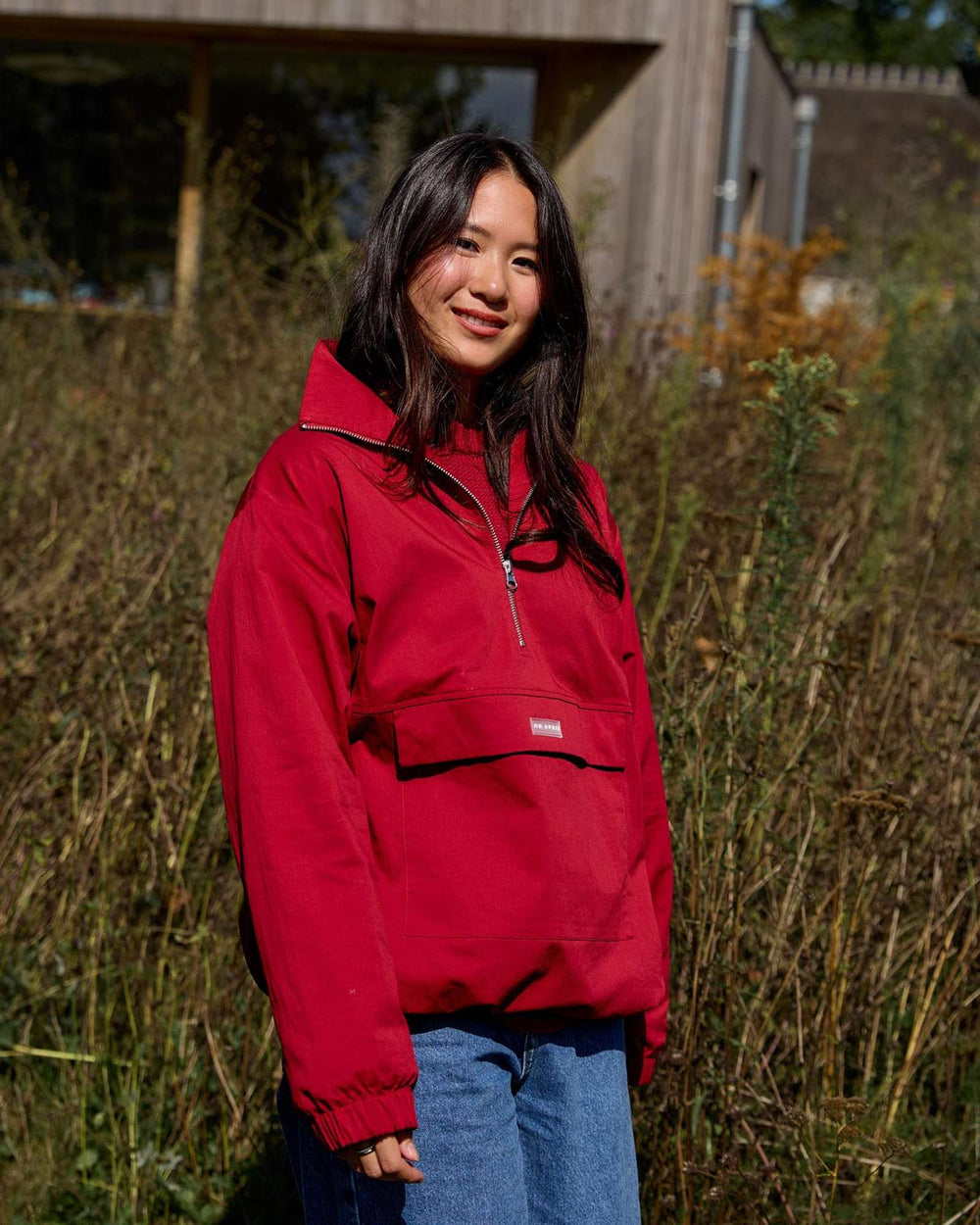 OH APRIL Jacke Livia Windbreaker Cherry Red – Bild 2