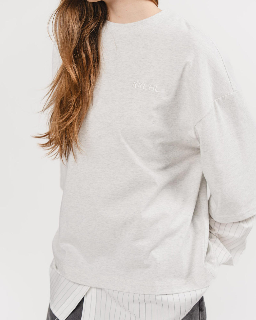 Longsleeve Layered Grey