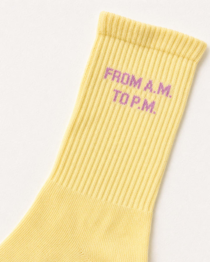 Lotta Ripped Socks Butter Yellow