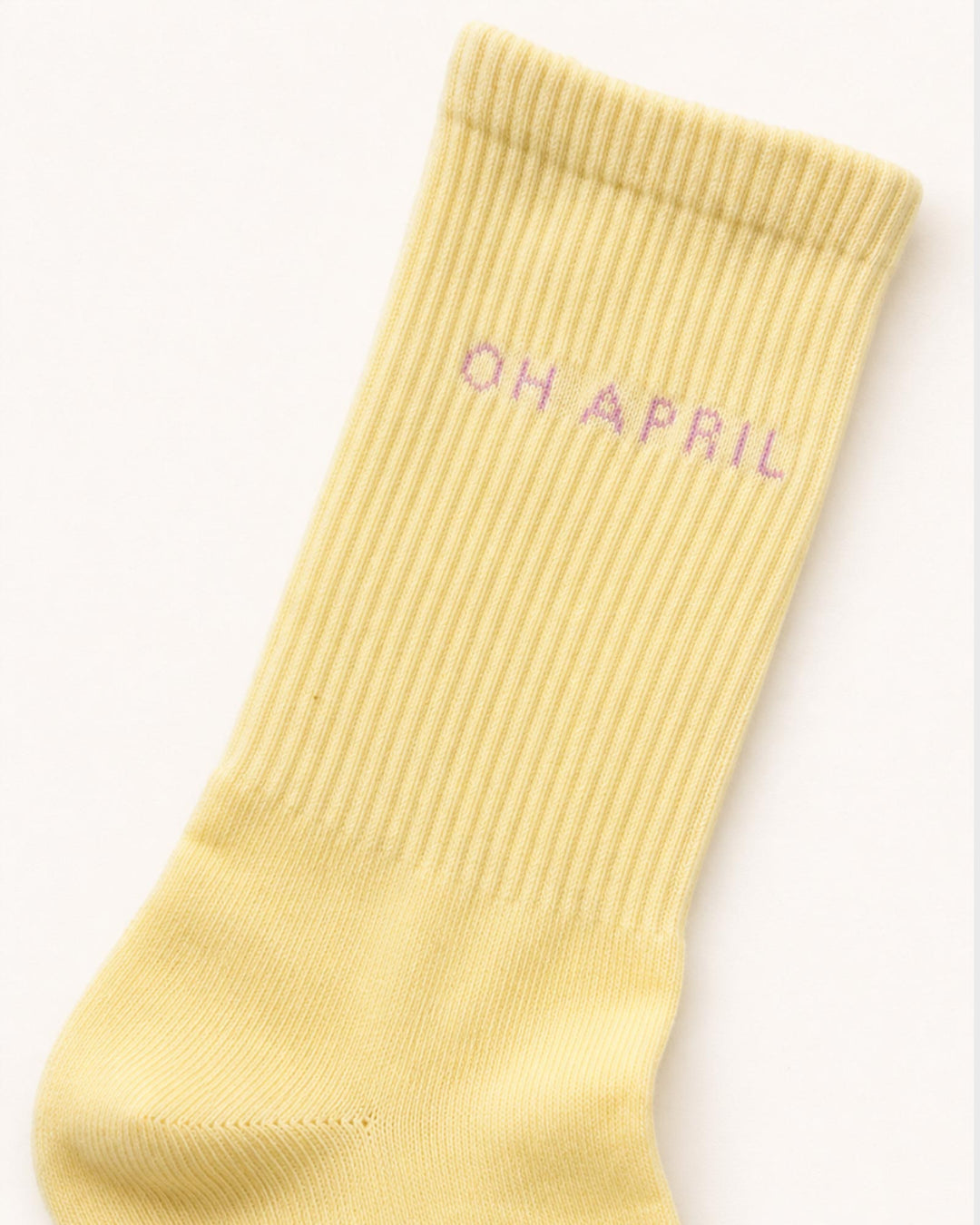 Lotta Ripped Socks Butter Yellow