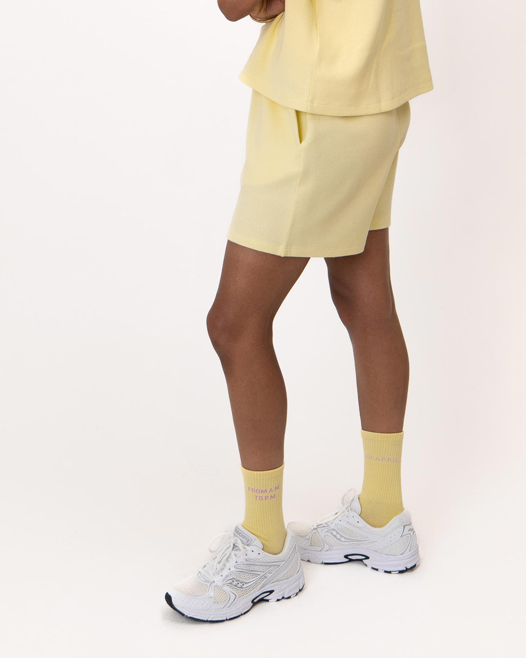 Lotta Ripped Socks Butter Yellow