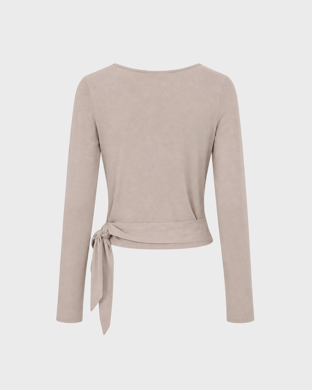 Luca Wrap Cardigan Taupe