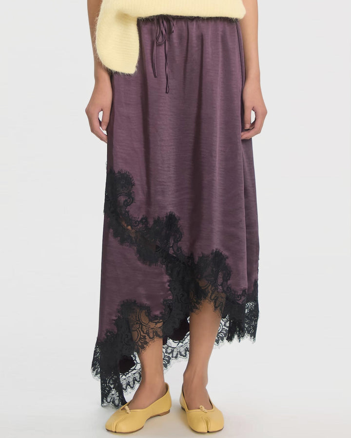 EDITED Rock Lucille Skirt Plum Perfect